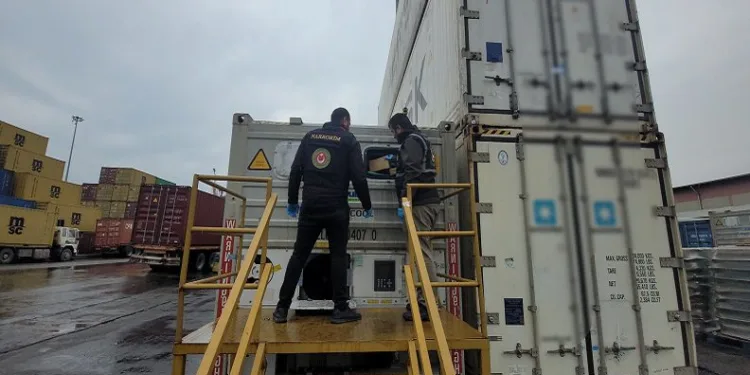 Mersin Limanı’nda 56 kilo kokain ele geçirildi