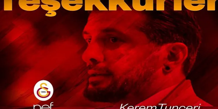 Galatasaray’da Kerem Tunçeri istifa etti