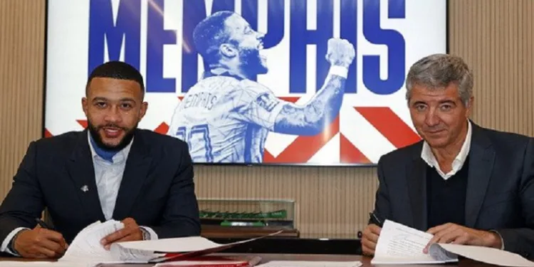 Atletico Madrid, Memphis Depay’ı kadrosuna kattı