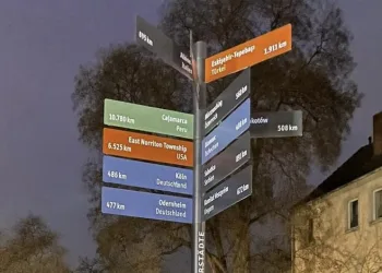 Berlin’de dikkat çeken Eskişehir tabelası