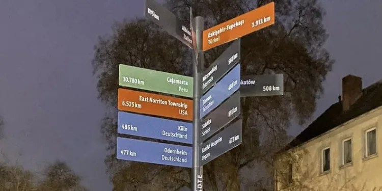 Berlin’de dikkat çeken Eskişehir tabelası