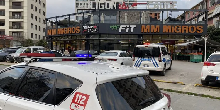 Poligona gelen şahıs kendi kafasına ateş etti
