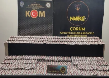 Çorum polisinden uyuşturucu operasyonu