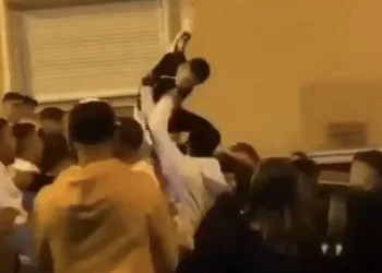 Asker eğlencesinde korkutan anlar