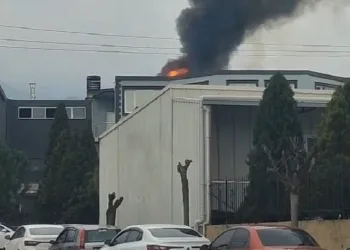 Bursa’da korkutan fabrika yangını