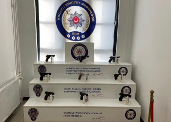 Kocaeli’de 34 silah ele geçirildi