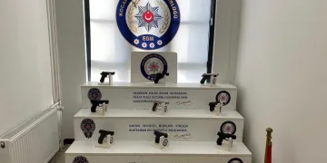 Kocaeli’de 34 silah ele geçirildi