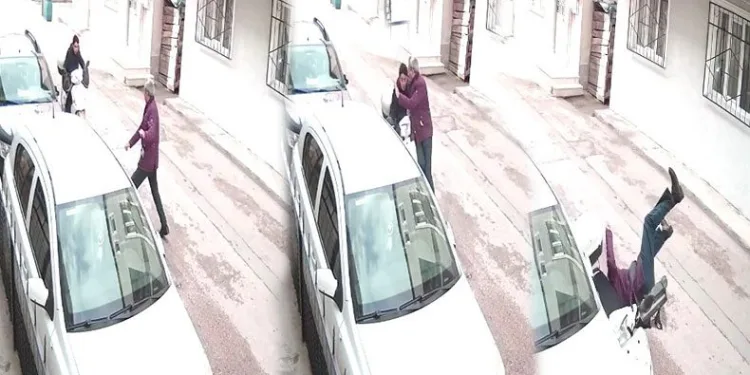 Bursa’da ilginç motosiklet kazası