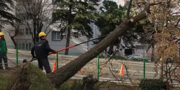 Bursa’da şiddetli lodosun etkisi sürüyor