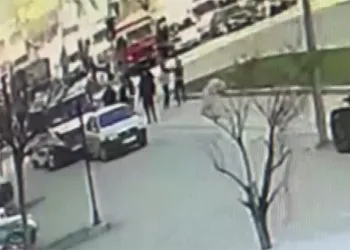 Kaza yapan sürücülerin kavgası