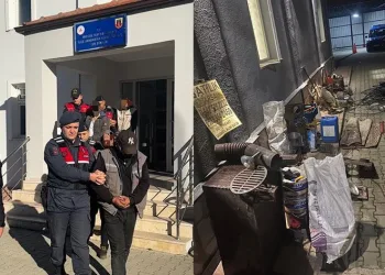 Jandarma hırsızlık yapan çeteyi kıskıvrak yakaladı