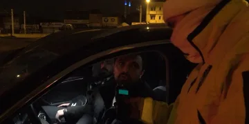 Polisi görünce kazayı göze alıp böyle kaçtı