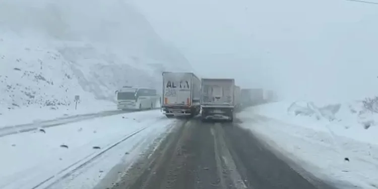Bingöl’de kar ulaşımı engelledi