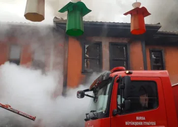 Bursa’da korkutan yangın