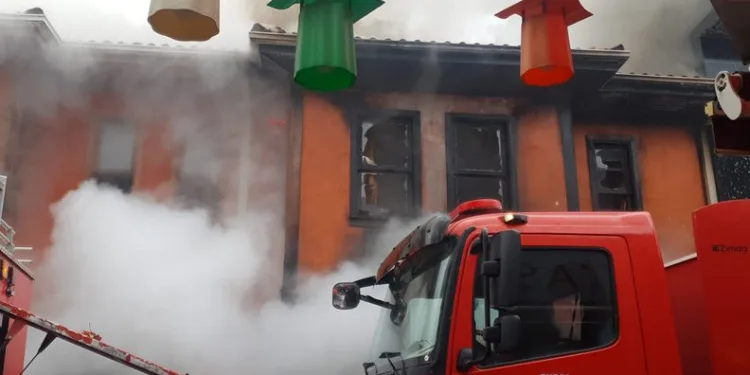 Bursa’da korkutan yangın