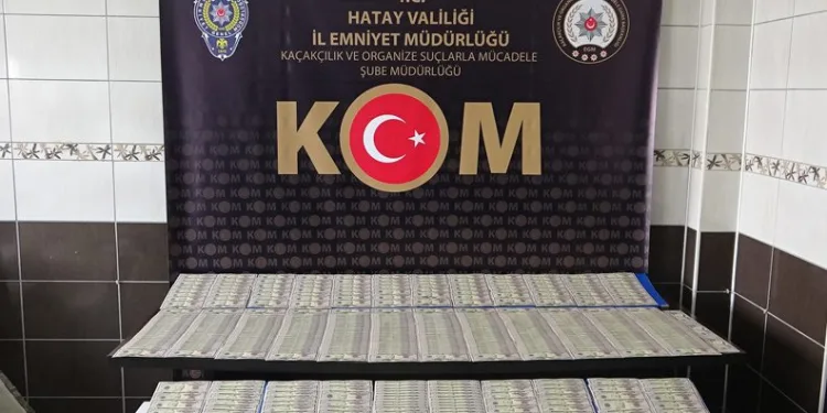 Hatay’da 35 bin 550 sahte dolar ele geçirildi