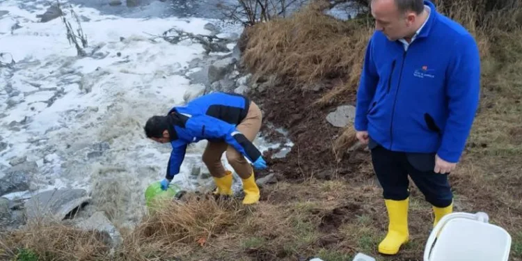 Bolu’da dereyi kirleten 3 tesise para cezası
