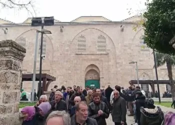 Bursalılar kar ve yağmur için dua etti