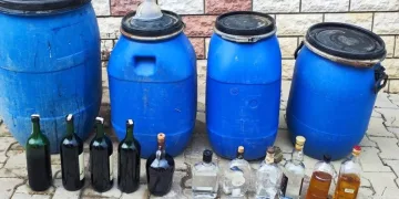 Tekirdağ’da 255 litre sahte alkol ele geçirildi