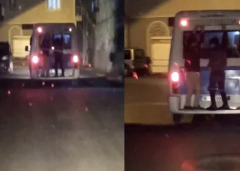 Bursa’da çocukların tehlikeli yolculuğu