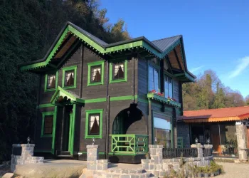 Rize’de yaşayan vatandaş dönen ev yaptı