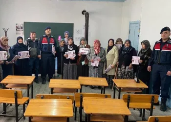Harmancık’ta kadınlara KADES tanıtıldı