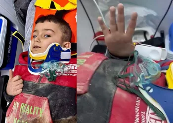 130. saatte enkazdan çıkarıldı