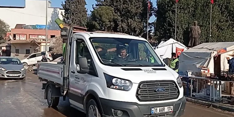 Hatay dezenfekte çalışması başlatıldı