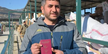 Depremzedeler için gönderilen monttan pasaport çıktı