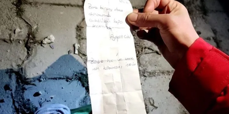 Depremde hayatını kaybeden kızın vasiyeti
