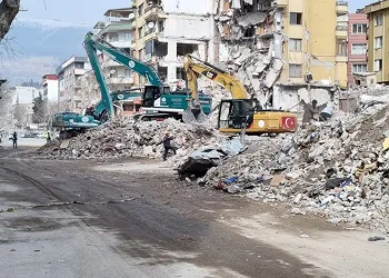 Kahramanmaraş’ta depremin verdiği yıkım