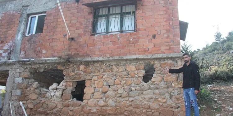 Depremde şaşırtan görüntü