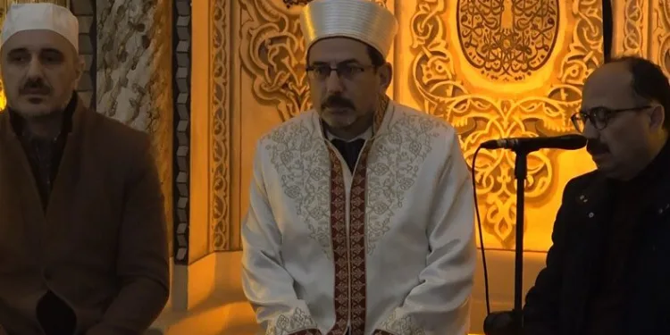 Bursa’da depremzedeler için mevlit okundu