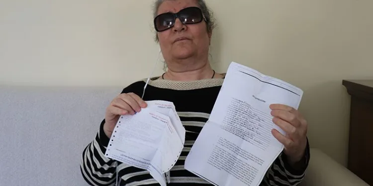 Görme engelli kadının 7 yıllık kirasını yok saydı