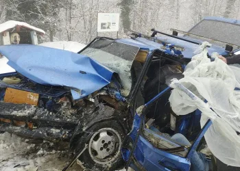 Dernek başkanı trafik kazası geçirdi