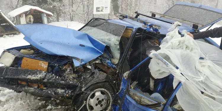 Dernek başkanı trafik kazası geçirdi