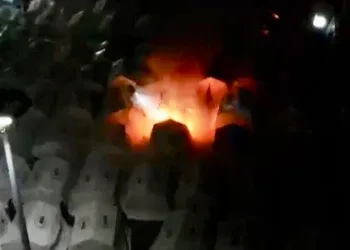 Osmaniye’de çadır kentte yangın