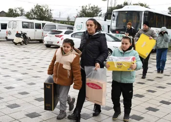 İznik’te yürek ısıtan görüntüler