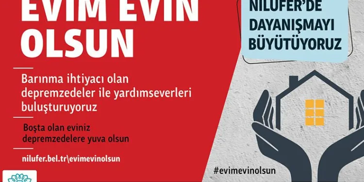 Nilüfer’den “Evim Evin Olsun” kampanyası