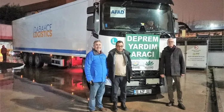 NOSAB’dan deprem bölgesine 4 tır yardım