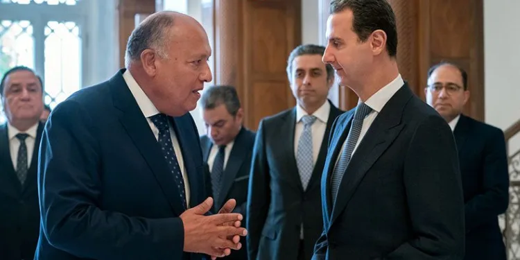 Mısır Dışişleri Bakanı ilk kez Suriye’de