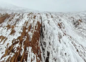 Dünyadaki Mars kar altında