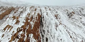 Dünyadaki Mars kar altında