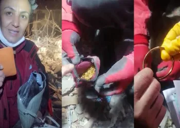 Enkazda bulunan ziynet eşyası sahibine teslim edildi
