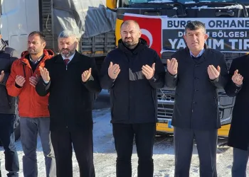 Orhaneli’de deprem bölgesine yardım seferberliği