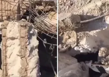 Yıkılan binada köpük kullanmışlar