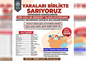 “Bir koli de benden”