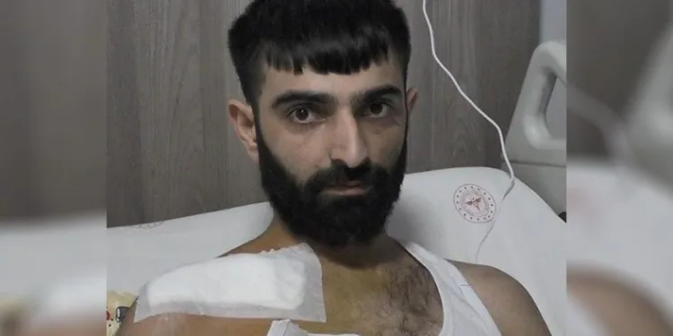 Kalorifer peteğinden su içerek hayata tutundu