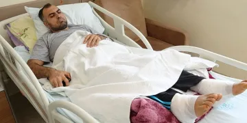 Depremden kaçarken canından oluyordu