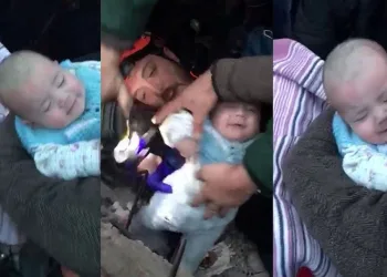 4 aylık bebek sağ çıkarıldı